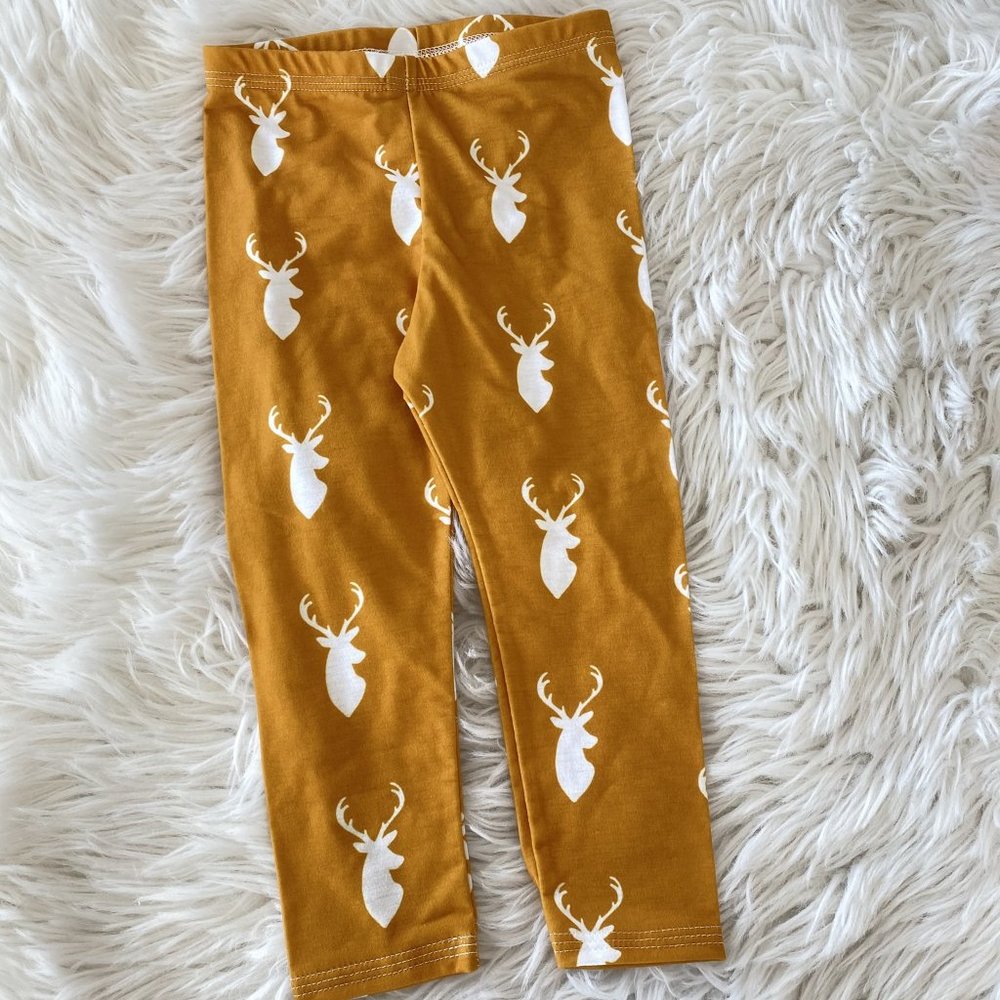 Mustard Bucks Leggings